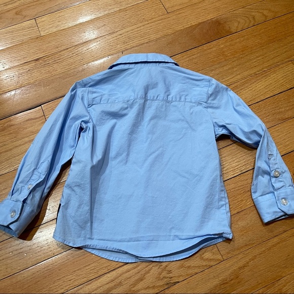 Giorgio Armani Baby Toddler Boy Button Down Shirt Size 18M Blue Cotton EUC - Picture 11 of 14